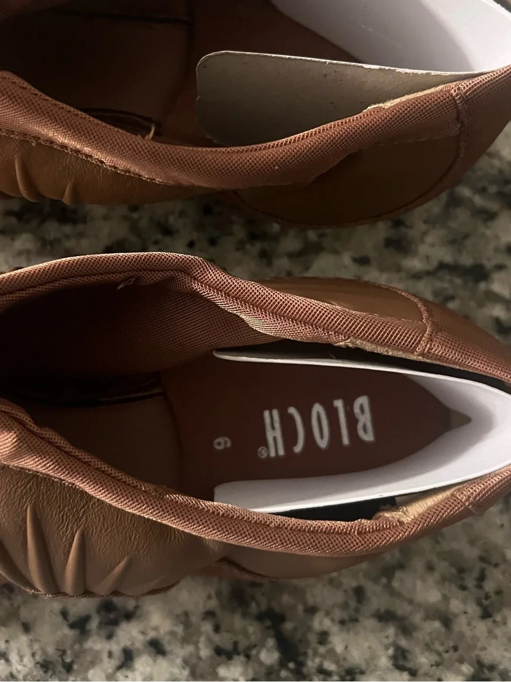 Pulse Women’s Brown Slip-On Dance Shoes